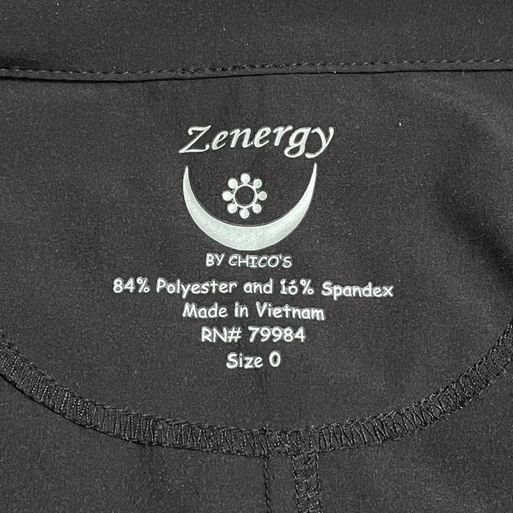 Chico’s Black Lightweight UPF Travel Vest sz S - Picture 5 of 15